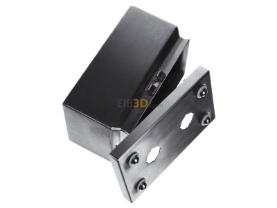 Ansicht oben links Rittal SM 2384.020 Tastergeh�use Edelstahl IP66, f.2 Tas.d=22,5 
