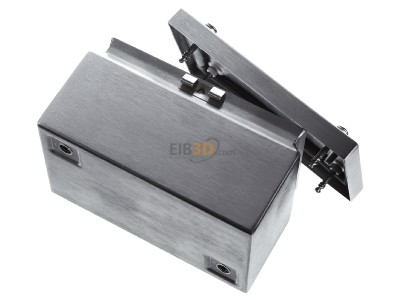 Ansicht oben hinten Rittal SM 2384.020 Tastergeh�use Edelstahl IP66, f.2 Tas.d=22,5 