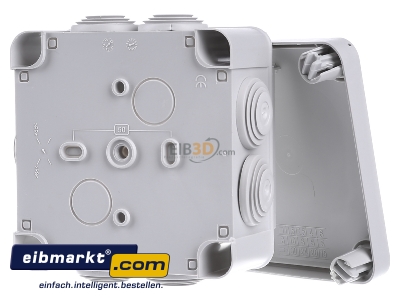 Back view Schneider Electric ENN05005 Surface mounted box

