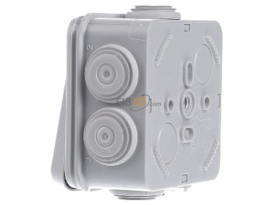 View on the right Schneider Electric ENN05204 Surface mounted box 97x97mm 
