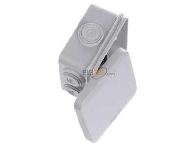 View top left Schneider Electric ENN05204 Surface mounted box 97x97mm 
