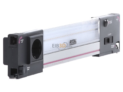 Ansicht links Rittal SZ 2500.310 Systemleuchte LED 1200 100-240V m. Steckd. 