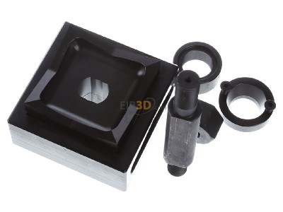 Ansicht oben hinten Rittal AS 4055.392 Blechlocher quadratisch f�r Stahlblech 