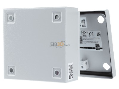 Back view Rittal KX 1514.000 Surface mounted terminal box 
