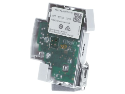 View on the right Hager TXF121 IR-interface for bus system 
