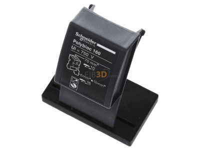 View up front Schneider Electric LVS04031 Rail terminal bar 1-p screwless clamp 
