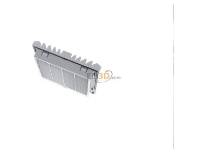 Top rear view Rittal SK 3239.300 Filter for cabinet air condition - Blue e+ outlet filter RAL 7035, 
