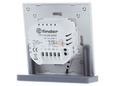 Ansicht hinten Finder 1T.T1.8.230.0000 Unterputz Raumthermostat 