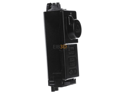Ansicht links BEGA Gantenbrink 70632 Anschlusskasten Typ A IP 55 grafit 