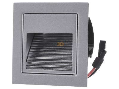 Frontansicht Brumberg P3729W LED-Wand-EB-Leuchte alu Power-LED ws, 1W 