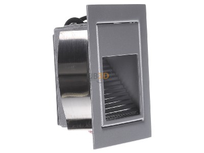 Ansicht links Brumberg P3729W LED-Wand-EB-Leuchte alu Power-LED ws, 1W 