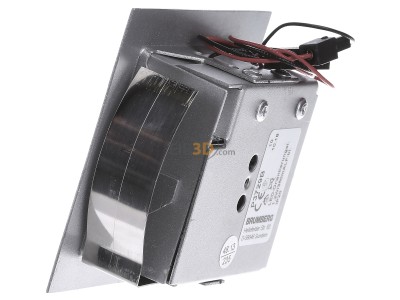 Ansicht rechts Brumberg P3729B LED-Wand-EB-Leuchte alu Power-LED bl, 1W 