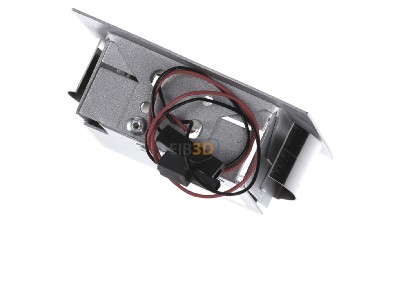 Ansicht oben hinten Brumberg P3729B LED-Wand-EB-Leuchte alu Power-LED bl, 1W 