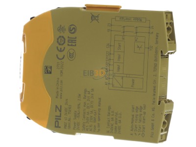 View on the right Pilz PNOZ s3 #750103 Safety relay DC 
