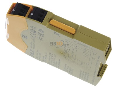 View top right Pilz PNOZ s3 #750103 Safety relay DC 
