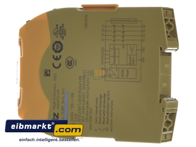 View on the right Pilz PNOZ s4 #750104 Safety relay DC
