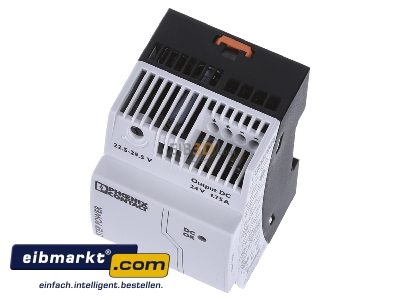 View up front Phoenix Contact STEP-PS/1AC/24DC1.75 DC-power supply 100...240V/24V 42W - 
