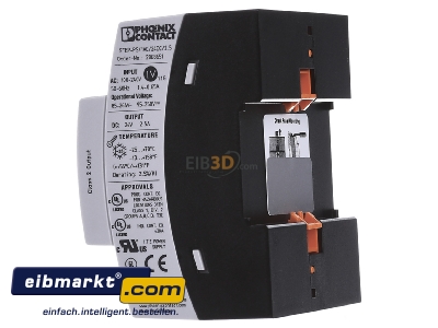 View on the right Phoenix Contact STEP-PS/1AC/24DC/2.5 DC-power supply 100...240V/24V 60W - 
