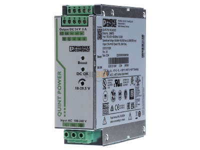 Front view Phoenix QUINT-PS/1AC/24DC/5 DC-power supply 85...264V/24V 120W 
