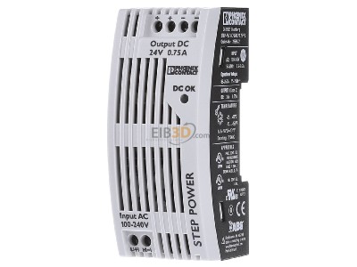 Front view Phoenix STEPPS1AC24 #2868622 DC-power supply 85...264V/24V 16W STEPPS1AC24 2868622
