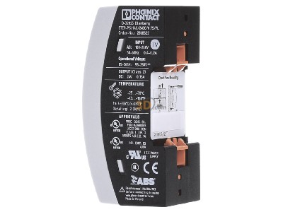 View on the right Phoenix STEPPS1AC24 #2868622 DC-power supply 85...264V/24V 16W STEPPS1AC24 2868622
