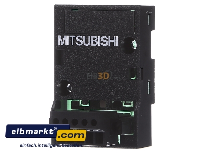Front view Mitsubishi Electric FX3G-485-BD PLC communication module 

