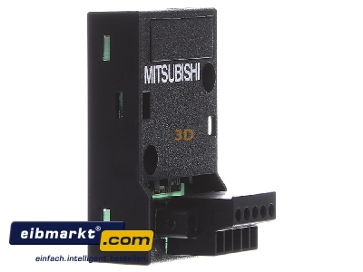 View on the left Mitsubishi Electric FX3G-485-BD PLC communication module 
