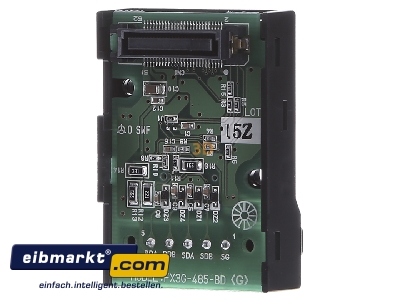 Back view Mitsubishi Electric FX3G-485-BD PLC communication module 
