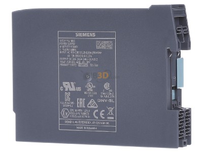 Ansicht rechts Siemens 6EP1331-5BA00 Stromversorgung 1-ph,24VDC,0,6A,IP20 