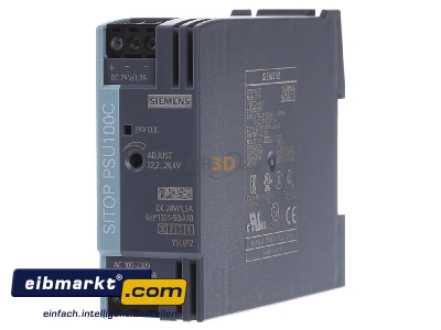 Frontansicht Siemens Indus.Sector 6EP1331-5BA10 Sitop PSU 24V 1,3A geregelt 