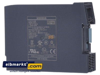 Ansicht rechts Siemens Indus.Sector 6EP1331-5BA10 Sitop PSU 24V 1,3A geregelt 