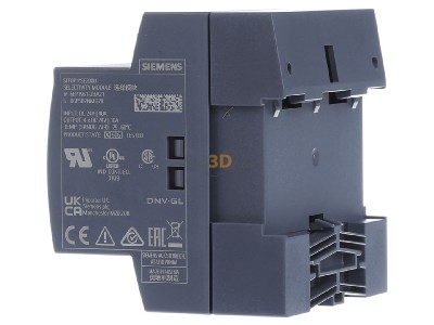 Ansicht rechts Siemens 6EP1961-2BA21 Selektivittsmodul 24VDC,4x10A,IP20 