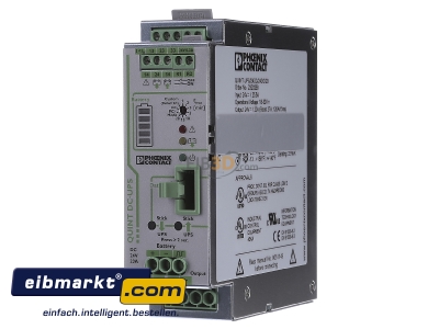 Front view Phoenix Contact QUINTUPS24DC24DC20 UPS 18...30V - 
