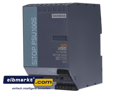 Frontansicht Siemens Indus.Sector 6EP1334-2BA20 Stromversorgung 24V 10A 