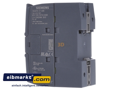 Ansicht rechts Siemens Indus.Sector 6ES7222-1HF32-0XB0 Digitalausgabe 8DO,2A,Relais 