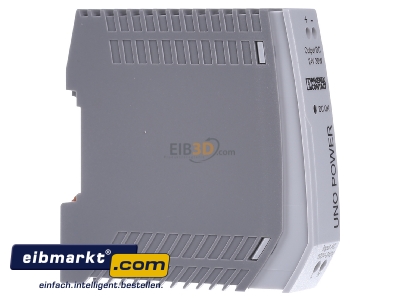 View on the left Phoenix Contact UNO-PS/1AC/24DC/ 30W DC-power supply 85...264V/24V 30W - 
