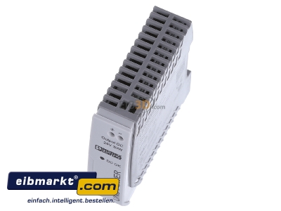 View up front Phoenix Contact UNO-PS/1AC/24DC/ 30W DC-power supply 85...264V/24V 30W - 
