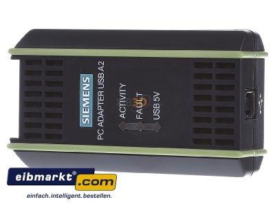 Frontansicht Siemens Indus.Sector 6GK1571-0BA00-0AA0 PC Adapter Anschluss PG/PC 