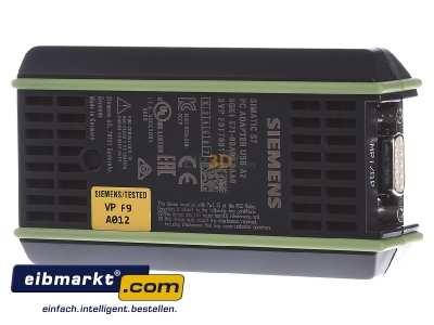 Ansicht hinten Siemens Indus.Sector 6GK1571-0BA00-0AA0 PC Adapter Anschluss PG/PC 
