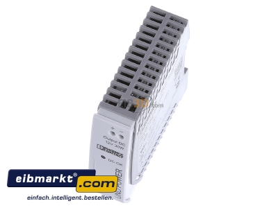 View up front Phoenix Contact UNO-PS/1AC/12DC/ 30W DC-power supply 85...264V/12V 30W - 
