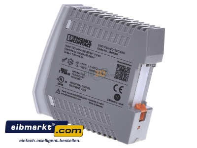 View on the right Phoenix Contact UNO-PS/1AC/12DC/ 55W DC-power supply 85...264V/12V 55W - 
