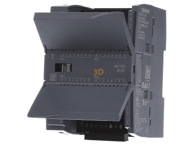 Frontansicht Siemens Indus.Sector 6ES7223-1BL32-0XB0 Digital E/A-Modul 16DI/16DO/24VDC/0,5A 