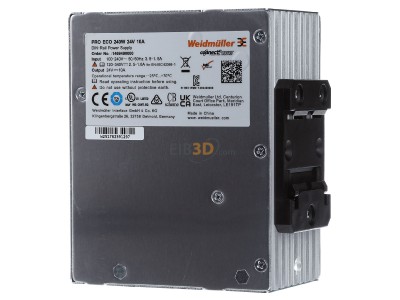 Ansicht rechts Weidmller PRO ECO 240W 24V 10A Schaltnetzgert 