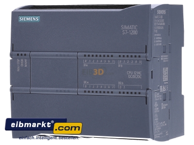 Frontansicht Siemens Indus.Sector 6ES7214-1AG40-0XB0 Kompakt CPU S7-1200 DC/DC/DC 