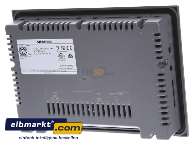 Ansicht hinten Siemens Indus.Sector 6AV21232GB030AX0 Simatic HMI KTP700 Basic 6AV2123-2GB03-0AX0