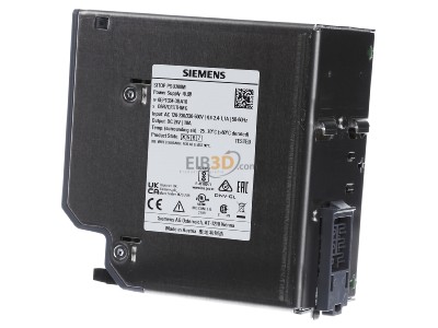 View on the right Siemens 6EP1334-3BA10 DC-power supply 230V/24V 240W 
