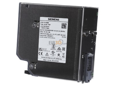 Ansicht rechts Siemens 6EP1334-3BA10 Stromversorgung 2-ph.,24VDC,10A,IP20 