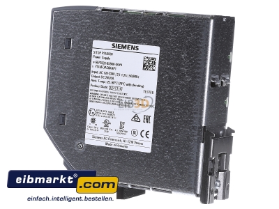 Ansicht rechts Siemens Indus.Sector 6EP3333-8SB00-0AY0 Stromversorgung 1-ph.,24VDC,5A,IP20 