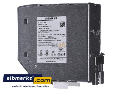 Ansicht rechts Siemens Indus.Sector 6EP3334-8SB00-0AY0 Stromversorgung 1-ph.,24VDC,10A,IP20 