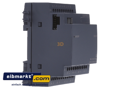 View on the left Siemens Indus.Sector 6ED1055-1CB10-0BA2 PLC digital I/O-module 8In/8Out

